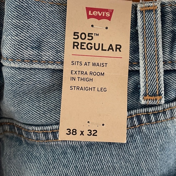 Men’s 38 x 32 Levi Classic Straight Blue Jeans - Picture 9 of 15